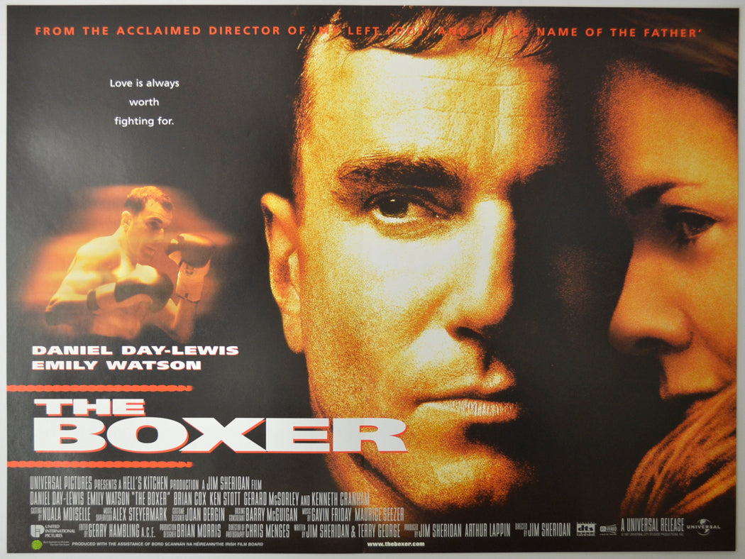 The Boxer Original Mini Quad Poster - Film Poster - Movie Poster