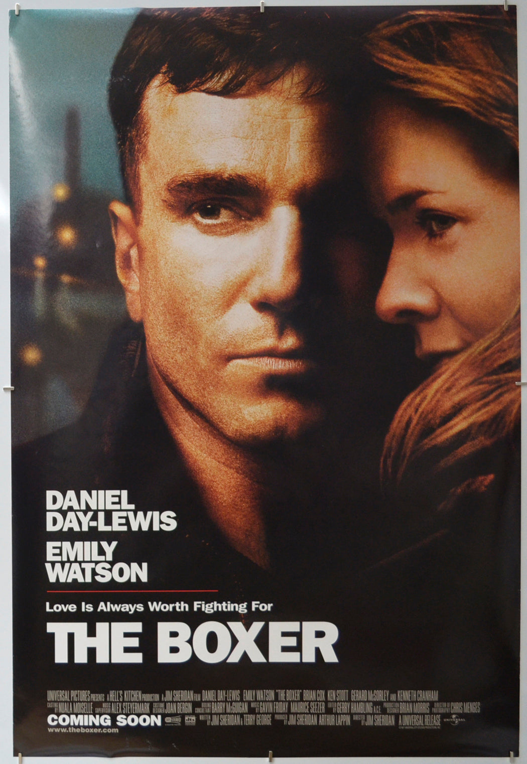 The Boxer (Teaser / Advance Version) Original One Sheet Poster - Film Poster - Movie Poster