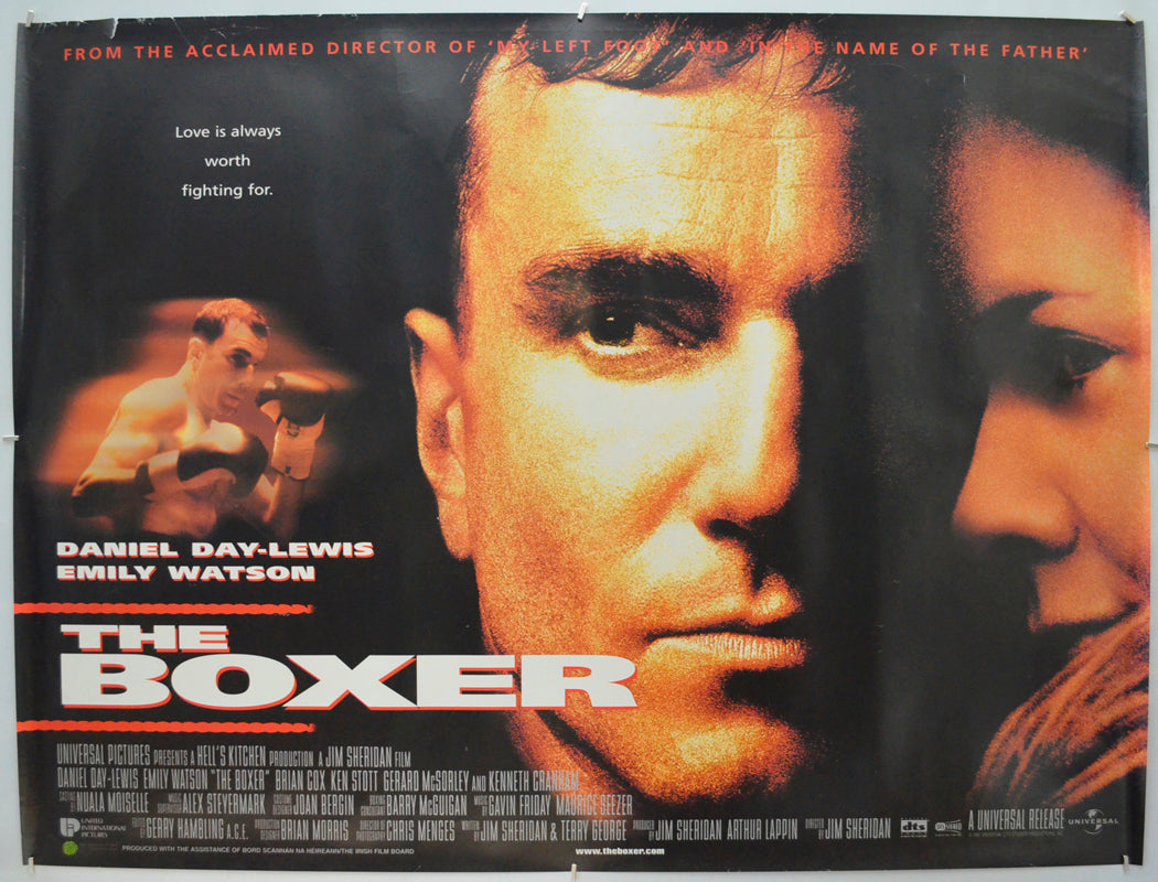 The Boxer Original Quad Poster - Film Poster - Movie Poster