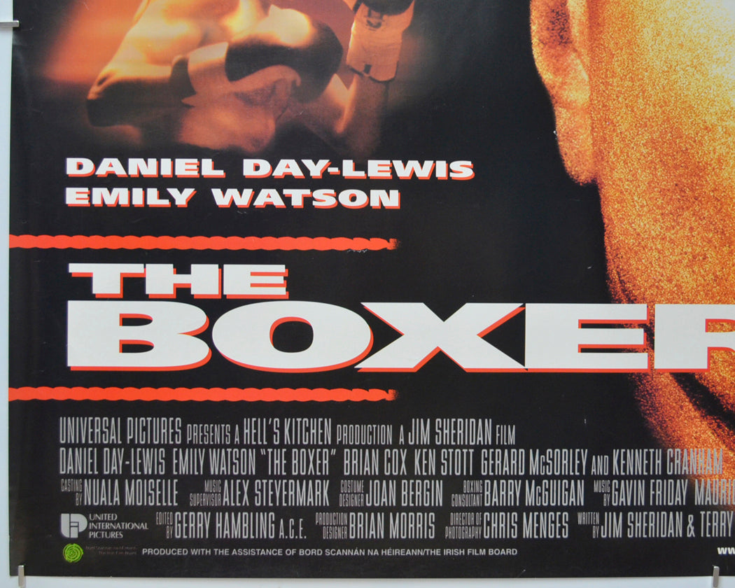 THE BOXER (Bottom Left) Cinema Quad Movie Poster 