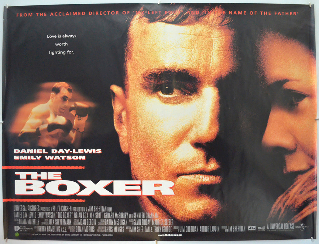 The Boxer Original Quad Poster - Film Poster - Movie Poster