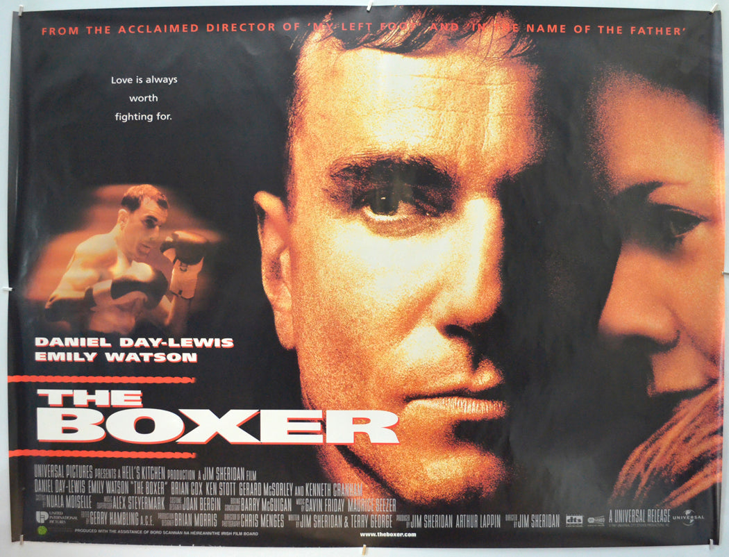 The Boxer Original Quad Poster - Film Poster - Movie Poster