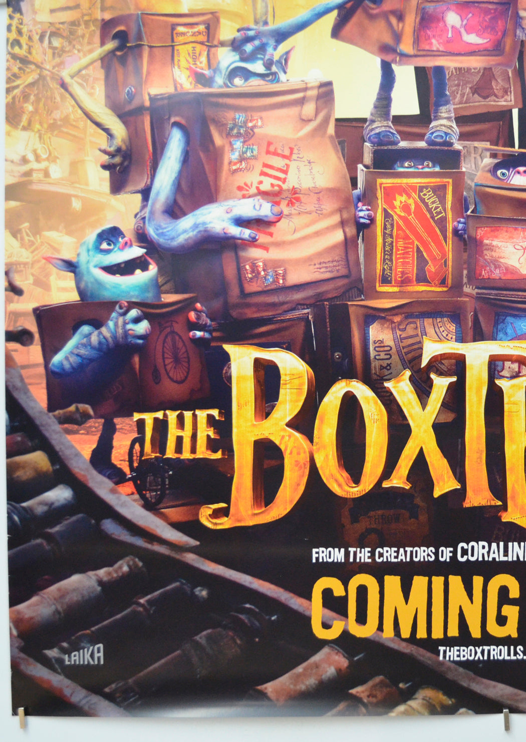 THE BOXTROLLS (Bottom Left) Cinema One Sheet Movie Poster 