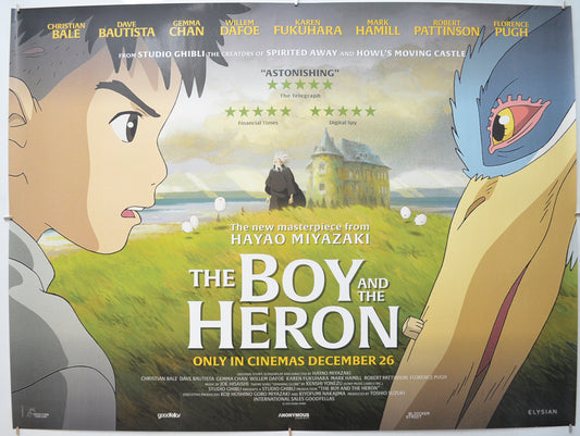 The Boy And The Heron Original Quad Poster - Film Poster - Movie Poster