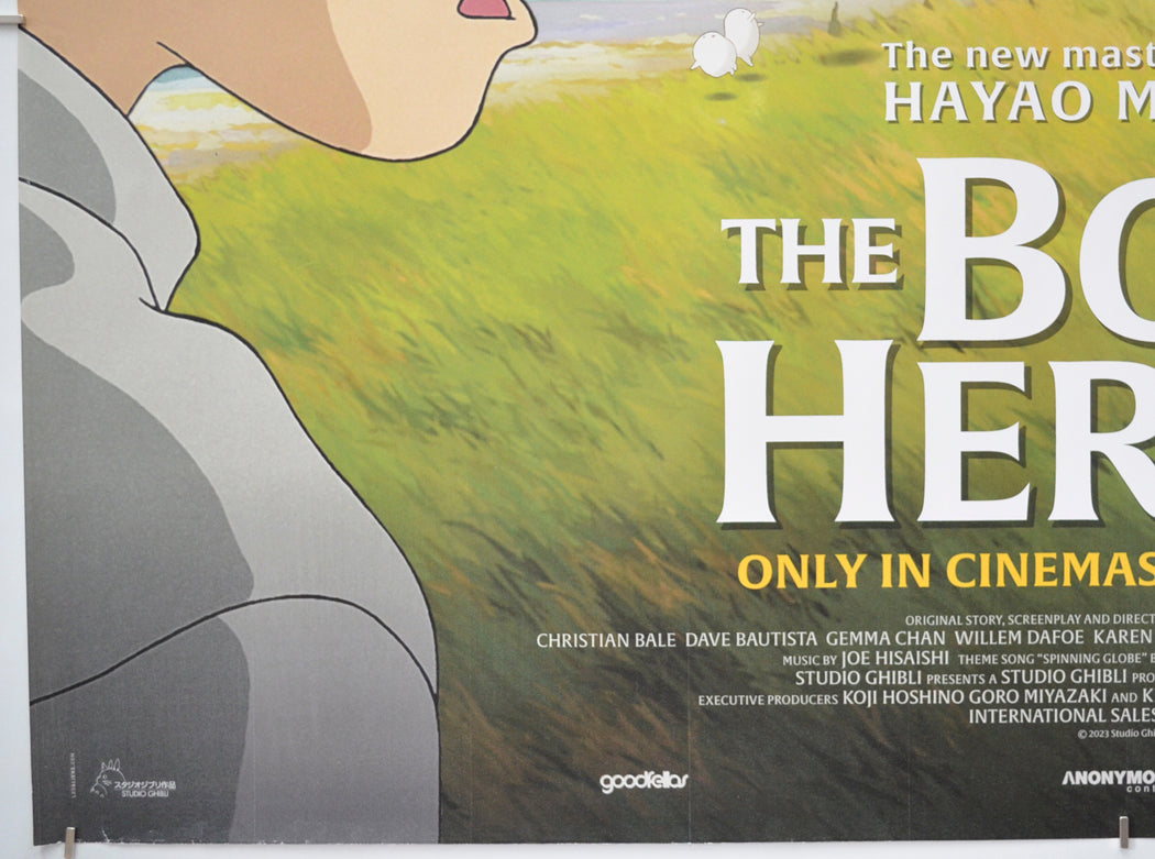 THE BOY AND THE HERON (Bottom Left) Cinema Quad Movie Poster 