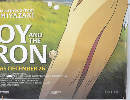 THE BOY AND THE HERON (Bottom Right) Cinema Quad Movie Poster 