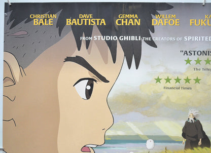 THE BOY AND THE HERON (Top Left) Cinema Quad Movie Poster 