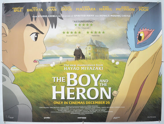 The Boy And The Heron Original Quad Poster - Film Poster - Movie Poster