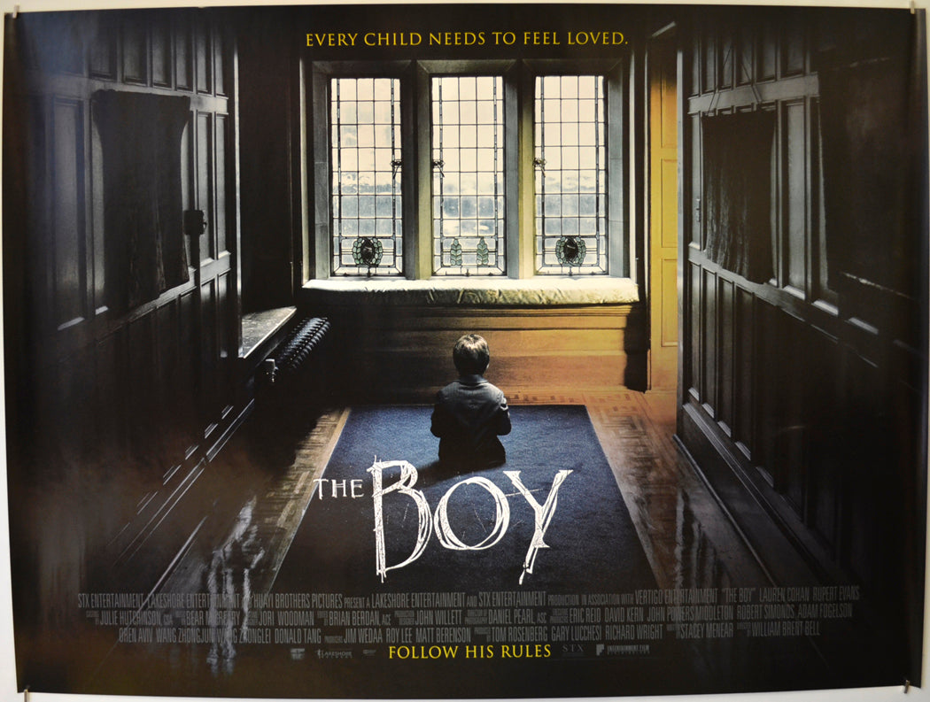 The Boy  Original Quad Poster - Film Poster - Movie Poster