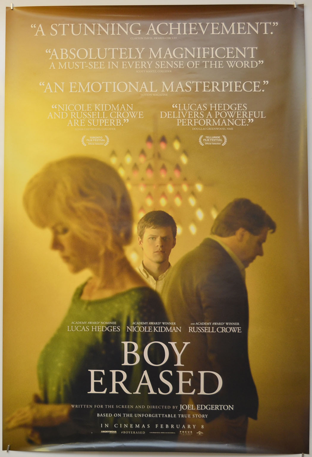 Boy Erased Original One Sheet Poster - Film Poster - Movie Poster