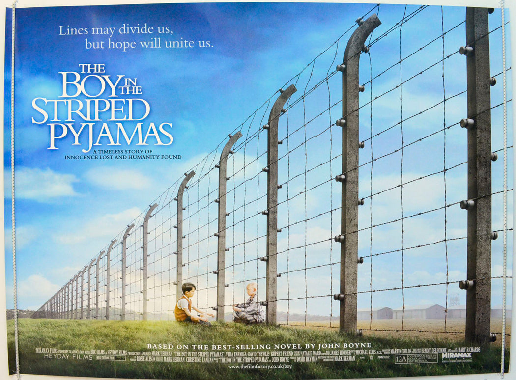 The Boy In The Striped Pyjamas Original British Quad Poster - Film Poster - Movie Poster 