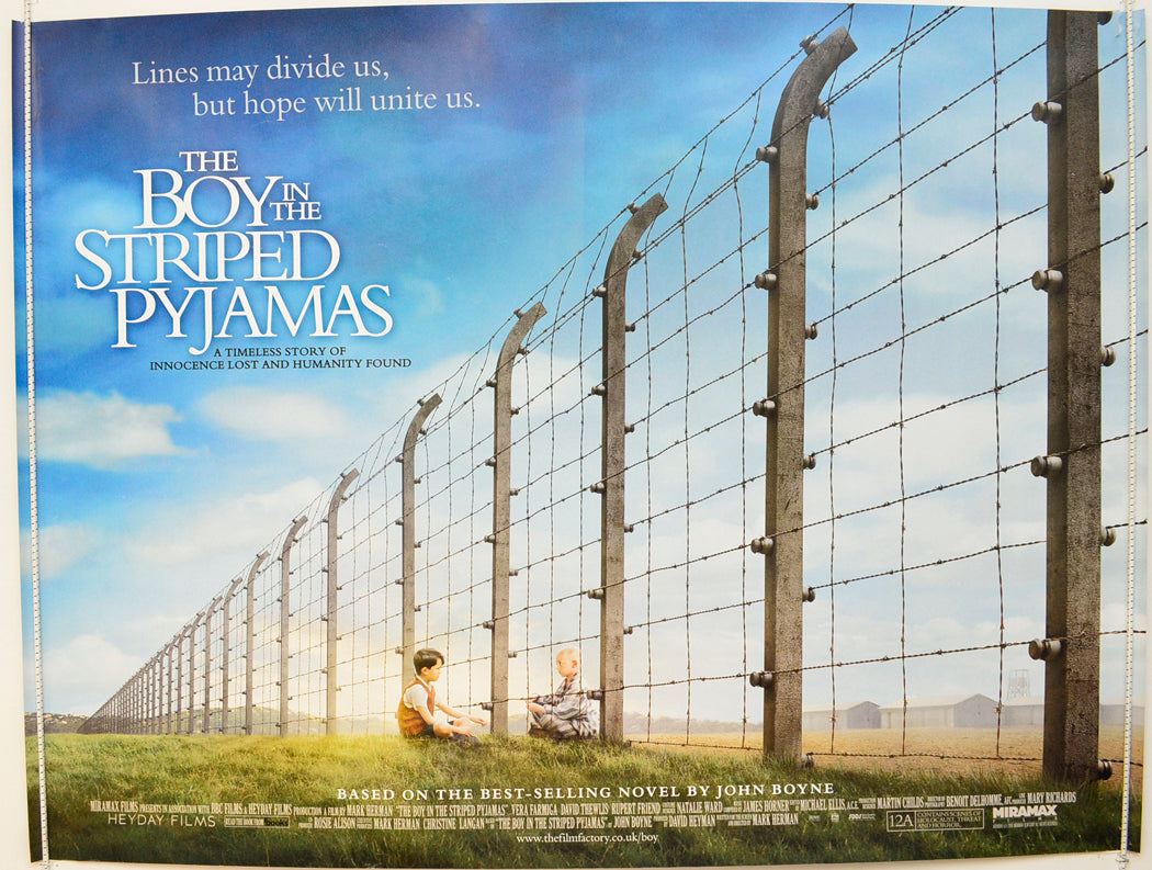 The Boy In The Striped Pyjamas  Original British Quad Poster - Film Poster - Movie Poster 