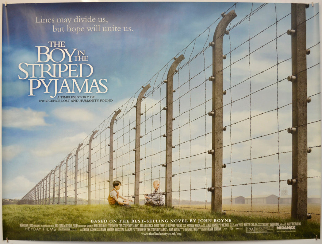 The Boy In The Striped Pyjamas  Original Quad Poster - Film Poster - Movie Poster