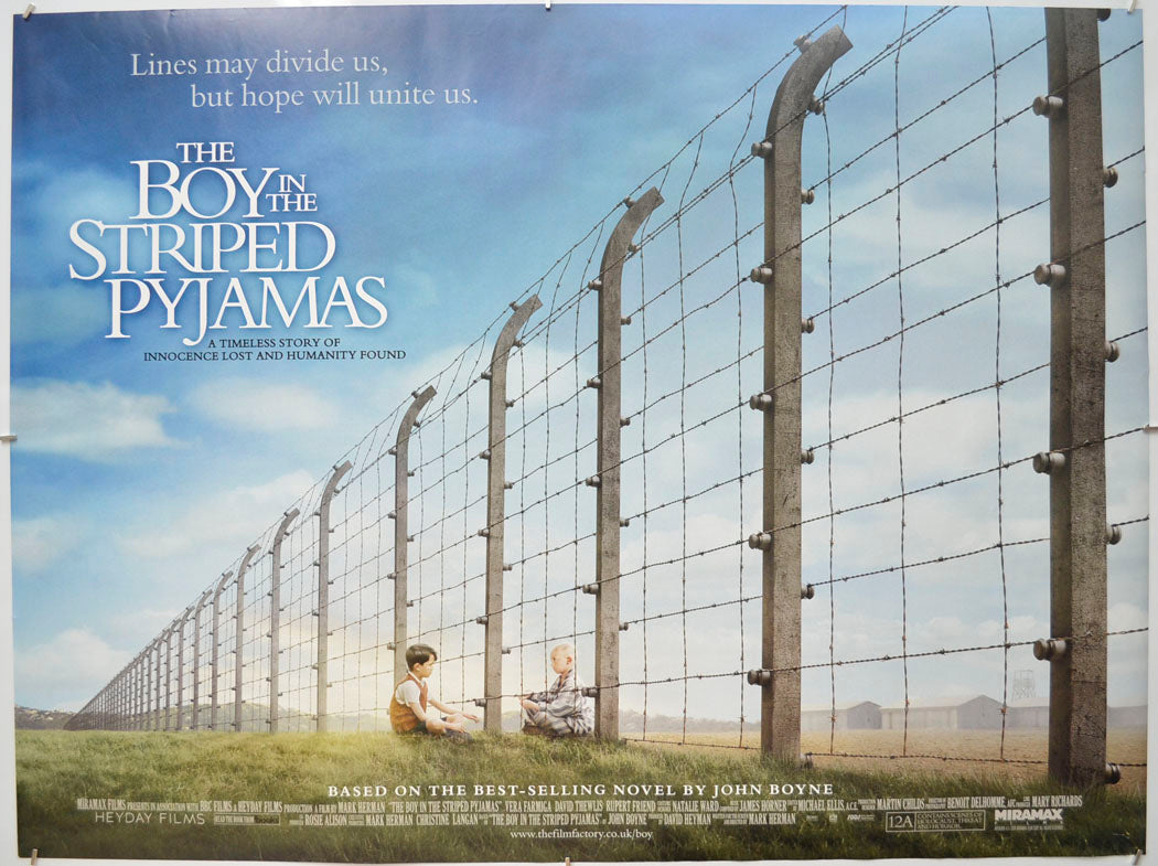 The Boy In The Striped Pyjamas Original Quad Poster - Film Poster - Movie Poster