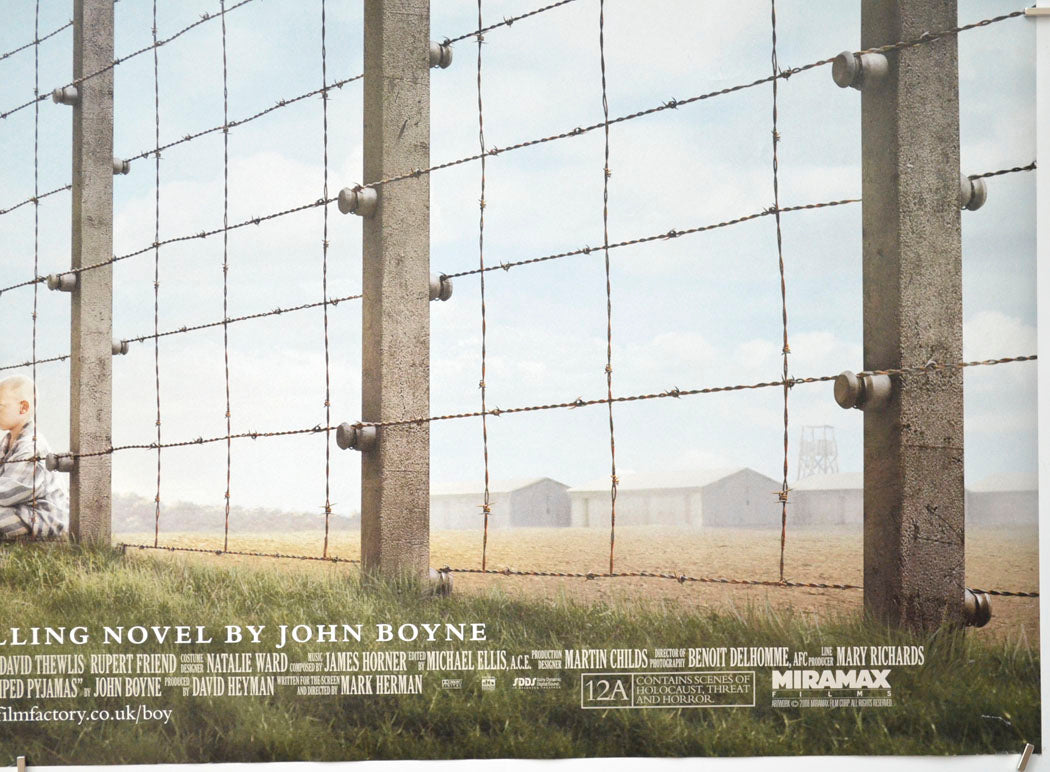 THE BOY IN THE STRIPED PYJAMAS (Bottom Right) Cinema Quad Movie Poster 