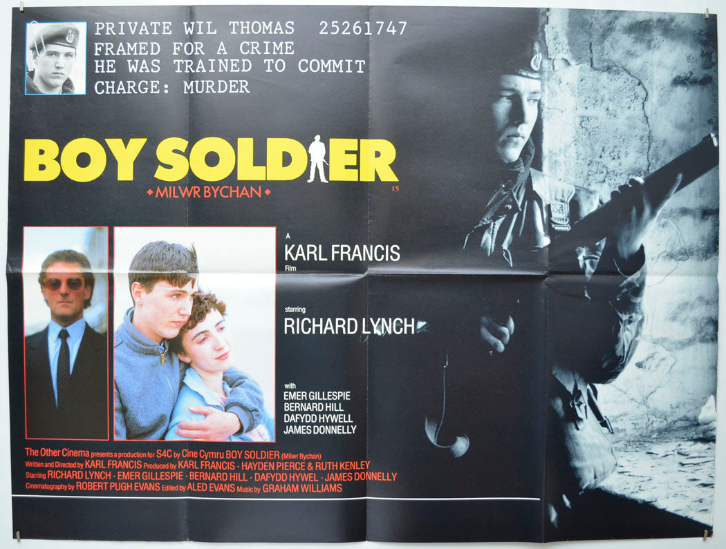 Boy Soldier (a.k.a. Milwr Bychan) Original Quad Poster - Film Poster - Movie Poster