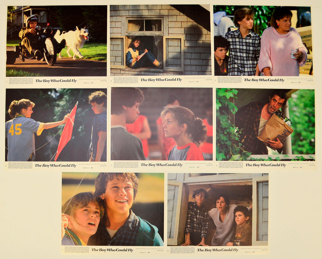 The Boy Who Could Fly Set of 8 Original Lobby Cards / Colour Front Of House Stills 