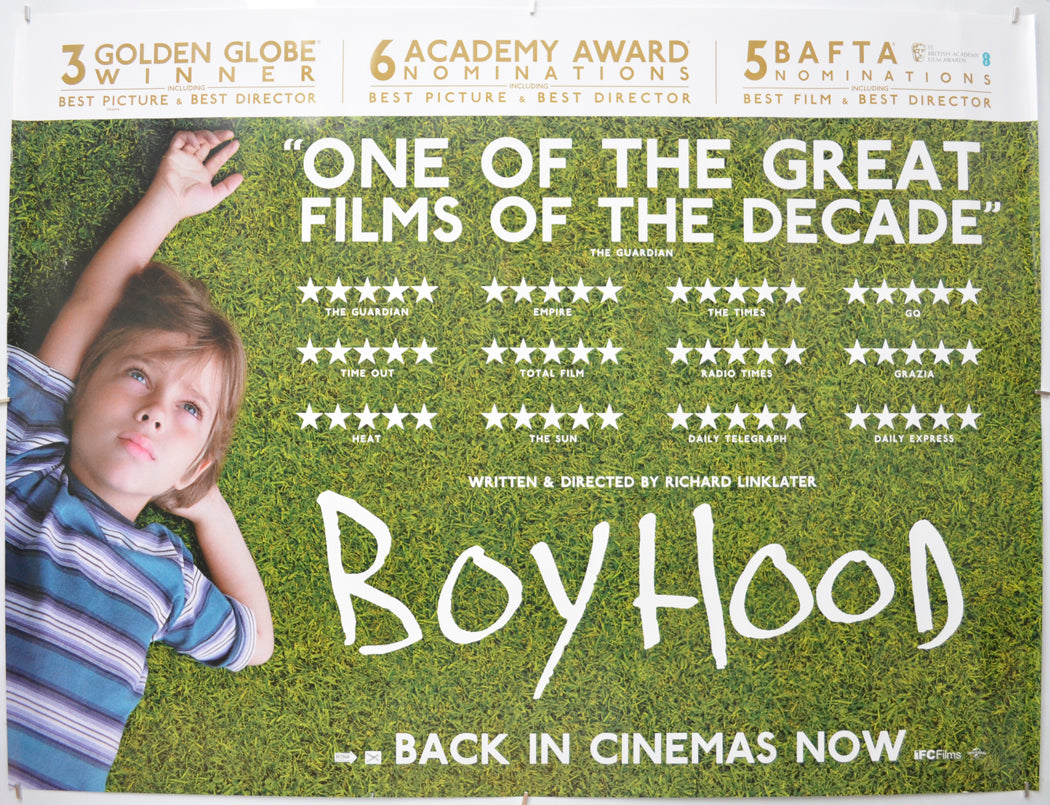 Boyhood  (Awards Version)   Original Quad Poster - Film Poster - Movie Poster