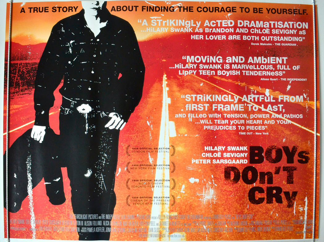 Boys Don't Cry Original British Quad Poster - Movie Poster