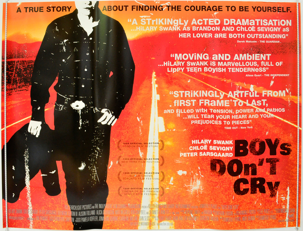 Boys Don't Cry  Original British Quad Poster - Film Poster - Movie Poster 