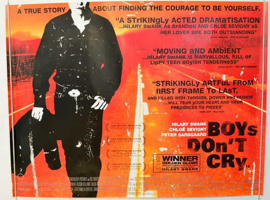 Boys Don't Cry  Original British Quad Poster - Film Poster - Movie Poster