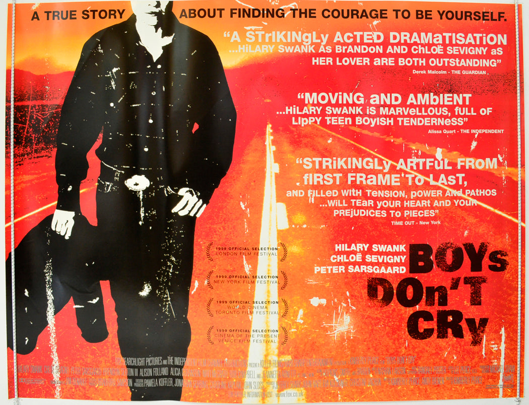 Boys Don't Cry  Original British Quad Poster - Film Poster - Movie Poster 