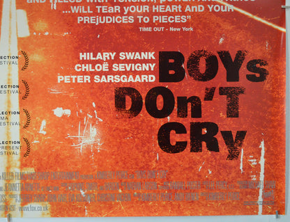 BOYS DON’T CRY (Bottom Right) Cinema Quad Movie Poster 