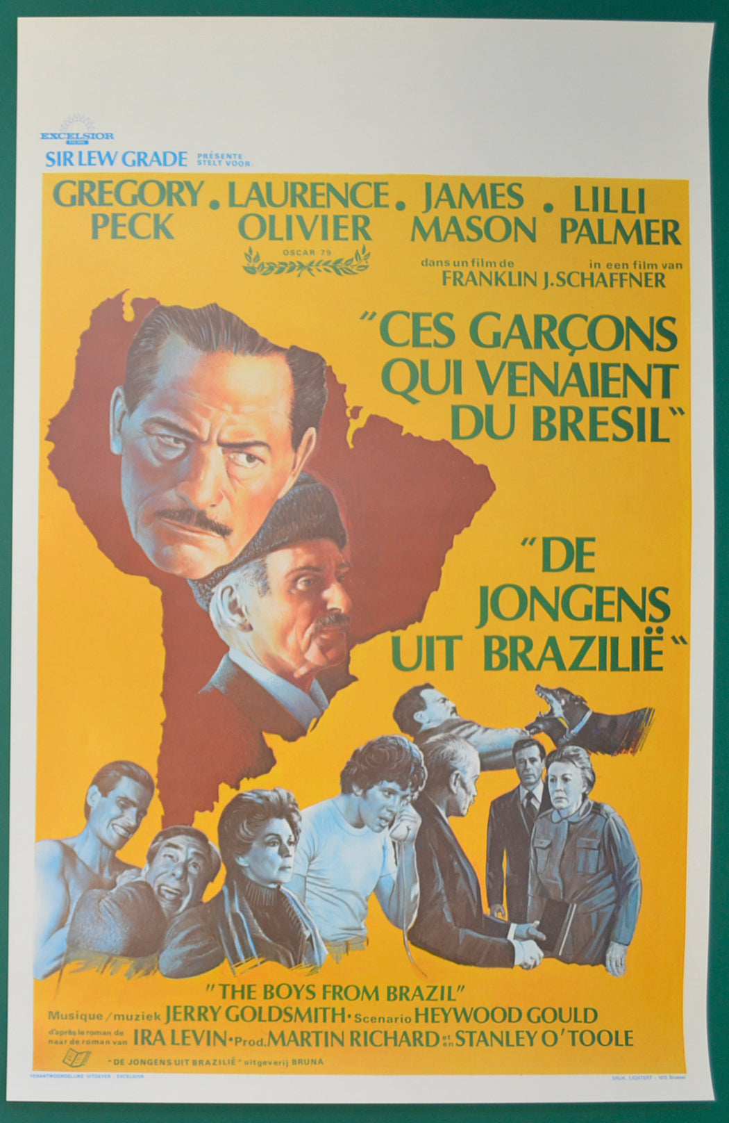 The Boys From Brazil   Original Belgian Poster - Film Poster - Movie Poster  