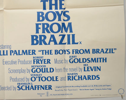 THE BOYS FROM BRAZIL (Bottom Right) Cinema Quad Movie Poster 