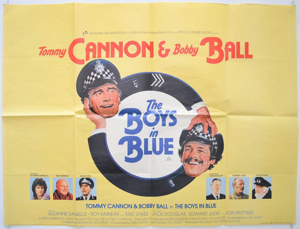 The Boys In Blue  Original British Quad Poster - Film Poster - Movie Poster 