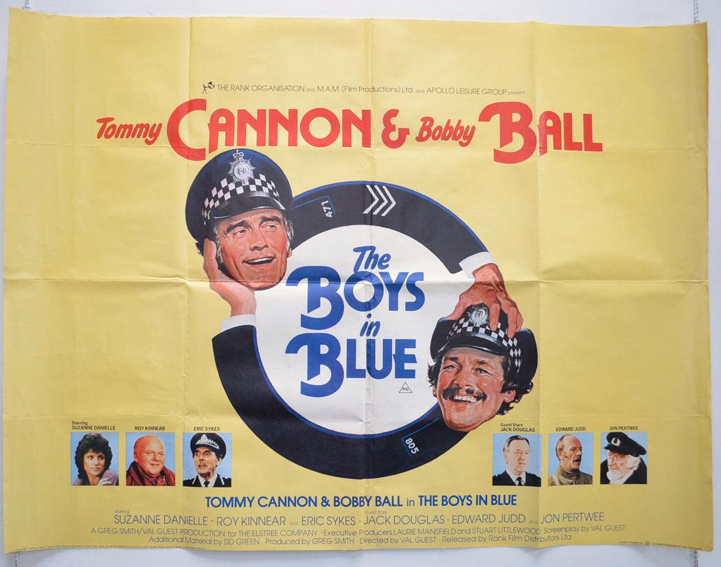 The Boys In Blue Original Quad Poster - Film Poster - Movie Poster  