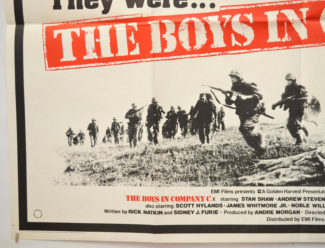 THE BOYS IN COMPANY C (Bottom Left) Cinema Quad Movie Poster 