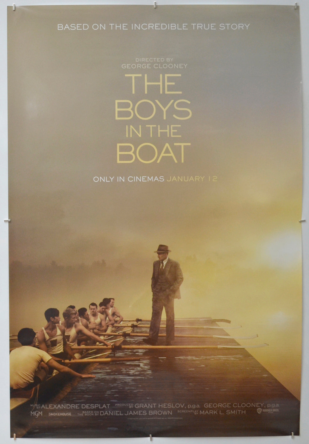 The Boys In The Boat Original One Sheet Poster - Film Poster - Movie Poster 