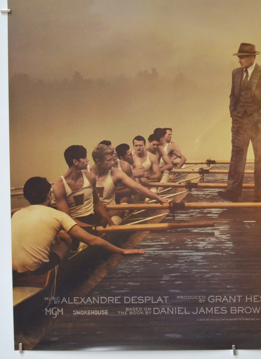 THE BOYS IN THE BOAT (Bottom Left) Cinema One Sheet Movie Poster 