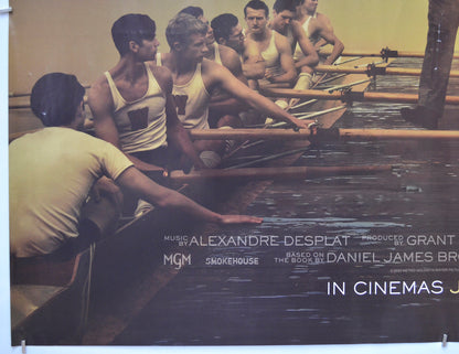 THE BOYS IN THE BOAT (Bottom Left) Cinema Quad Movie Poster 