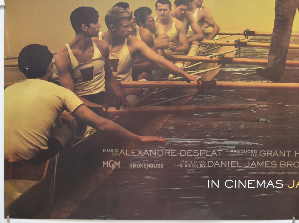 THE BOYS IN THE BOAT (Bottom Left) Cinema Quad Movie Poster 