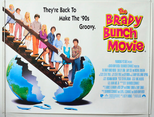 The Brady Bunch Movie Original British Quad Poster - Movie Poster