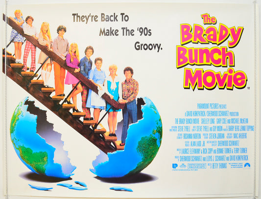 The Brady Bunch Movie  Original British Quad Poster - Film Poster - Movie Poster 