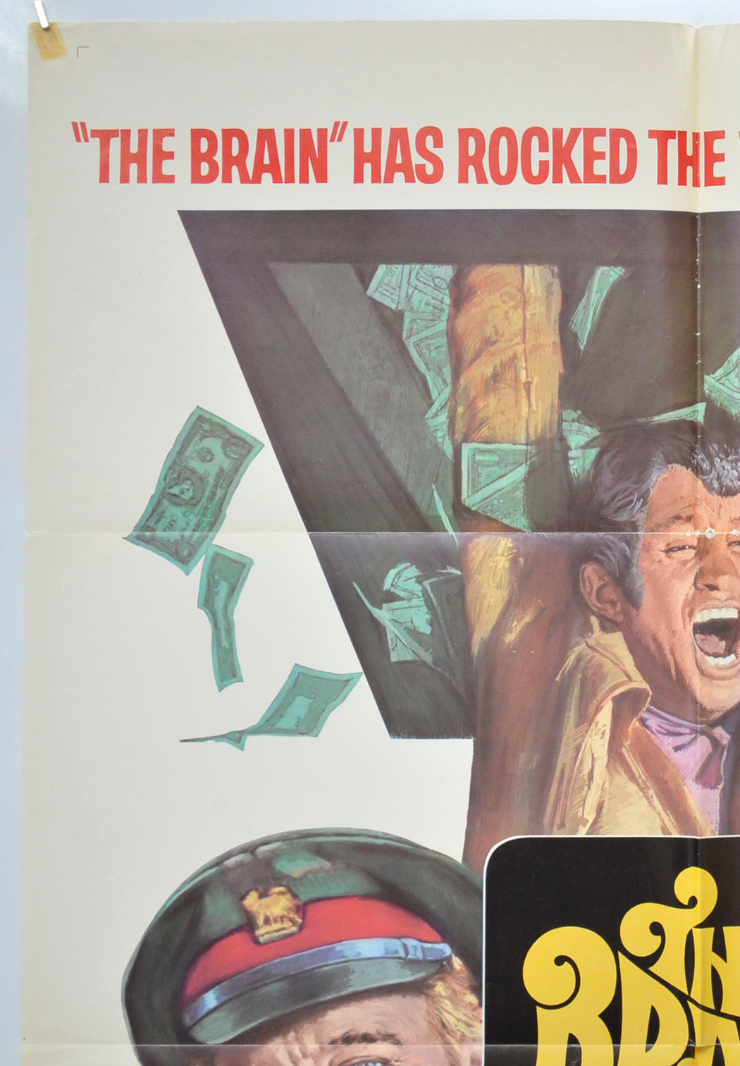 THE BRAIN (Top Left) Cinema One Sheet Movie Poster 