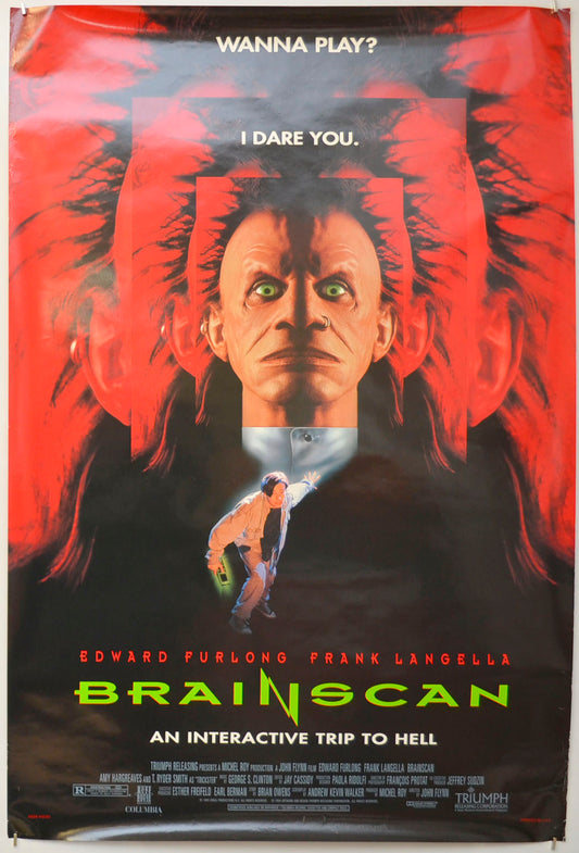 Brainscan Original One Sheet Poster - Film Poster - Movie Poster