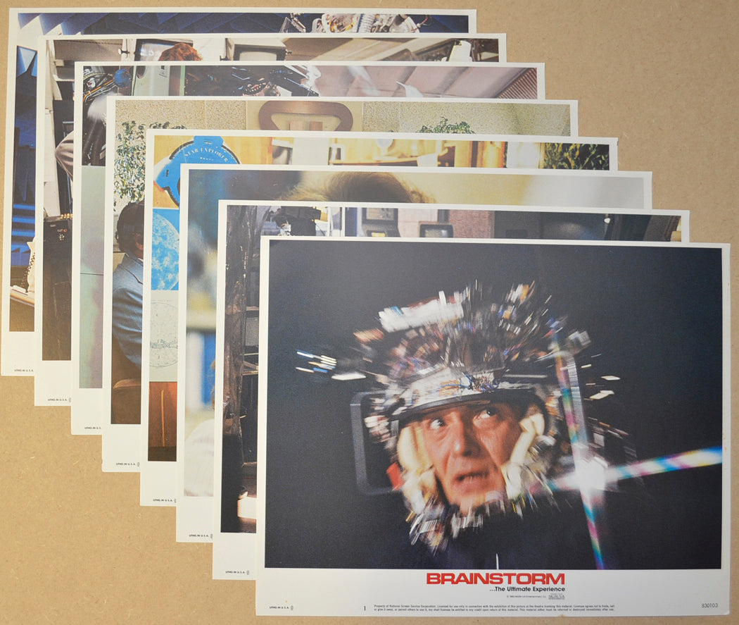 Brainstorm Set Of 8 Original Cinema Lobby Cards 