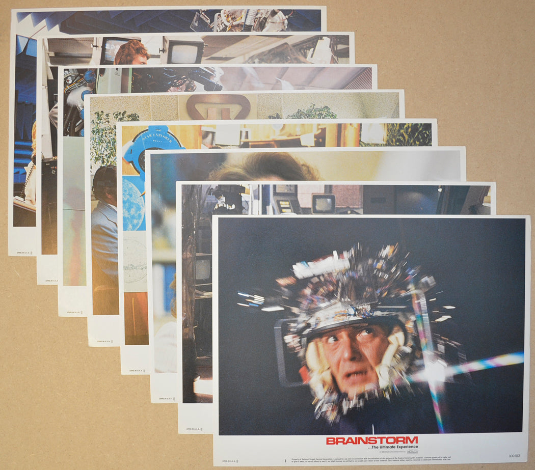 Brainstorm Set Of 8 Original Cinema Lobby Cards 