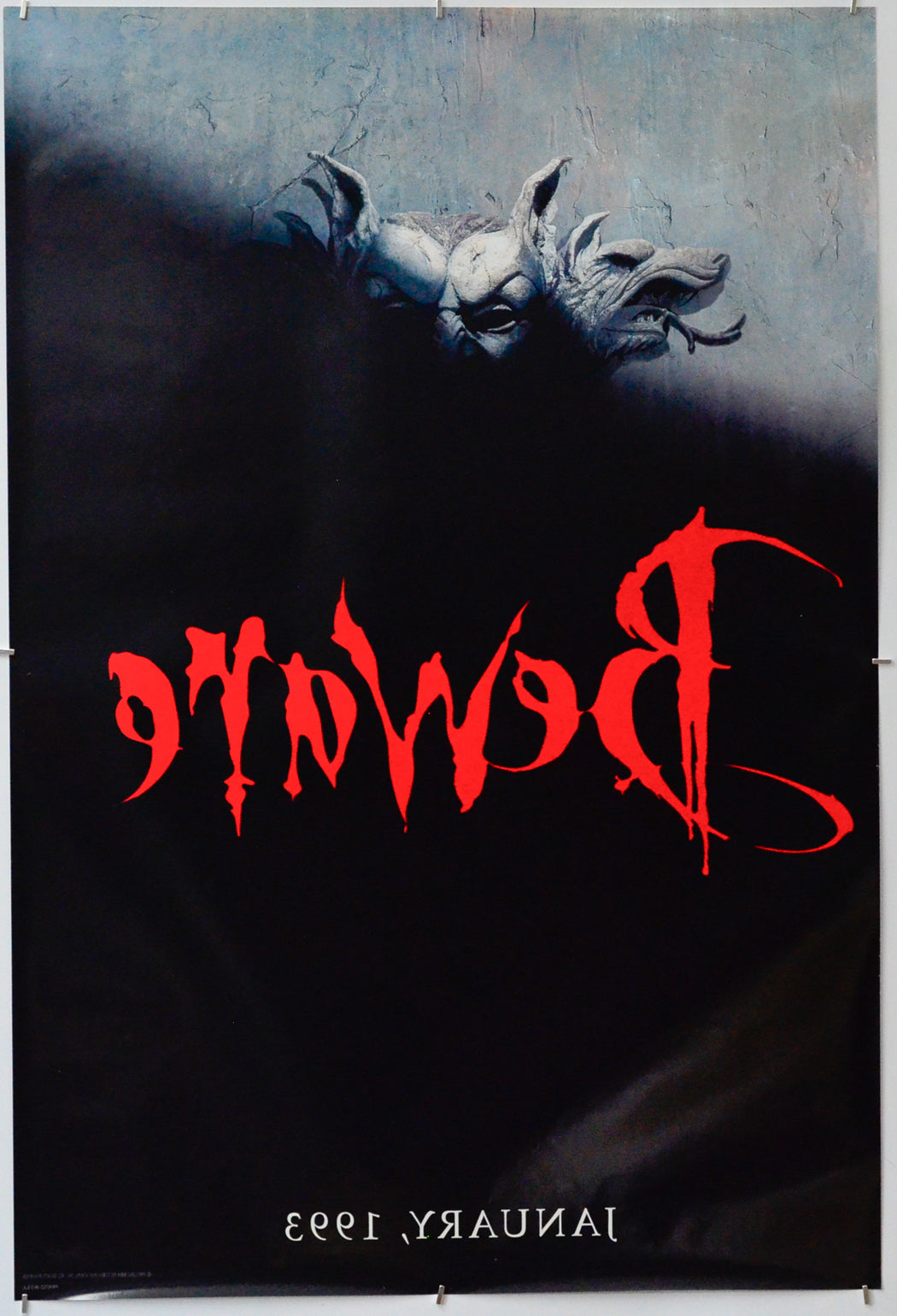 Bram Stoker's Dracula (Back) Cinema One Sheet Movie Poster 