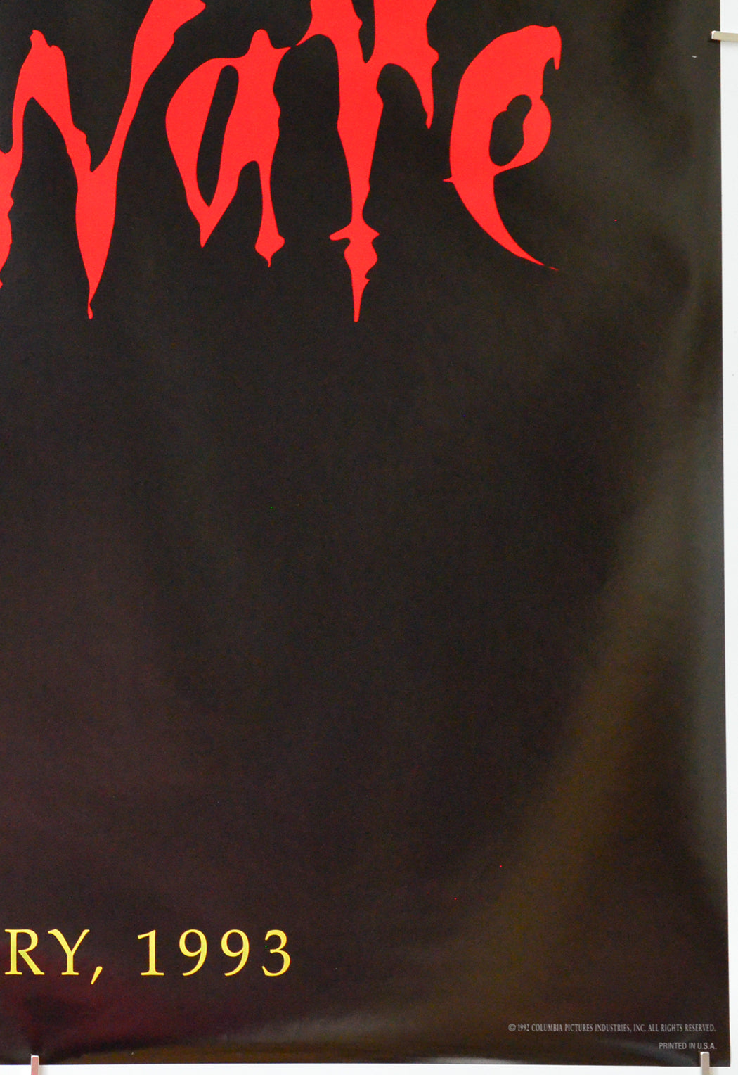 Bram Stoker's Dracula (Bottom Right) Cinema One Sheet Movie Poster 