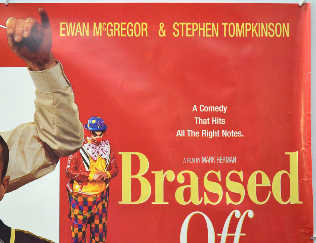 BRASSED OFF (Top Right) Cinema Quad Movie Poster 