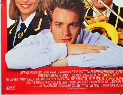 Brassed Off (Bottom Left) Cinema Quad Movie Poster 