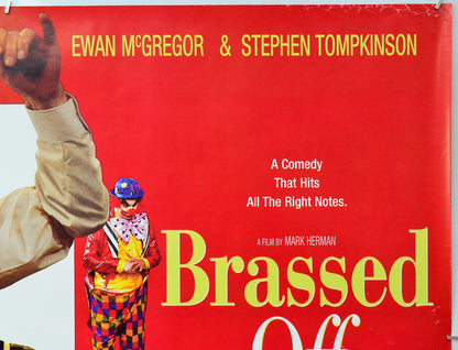 Brassed Off (Top Right) Cinema Quad Movie Poster 