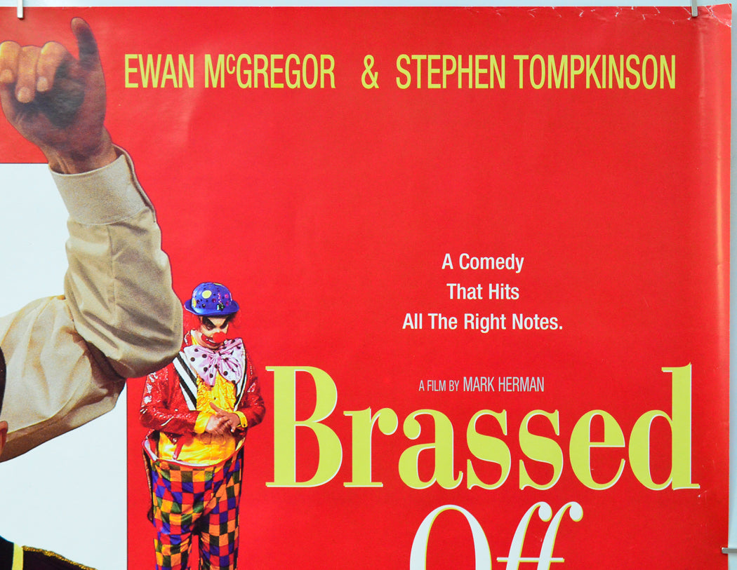 Brassed Off (Top Right) Cinema Quad Movie Poster 