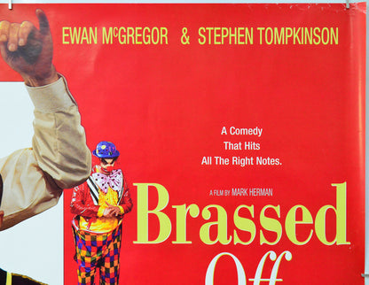 Brassed Off (Top Right) Cinema Quad Movie Poster 