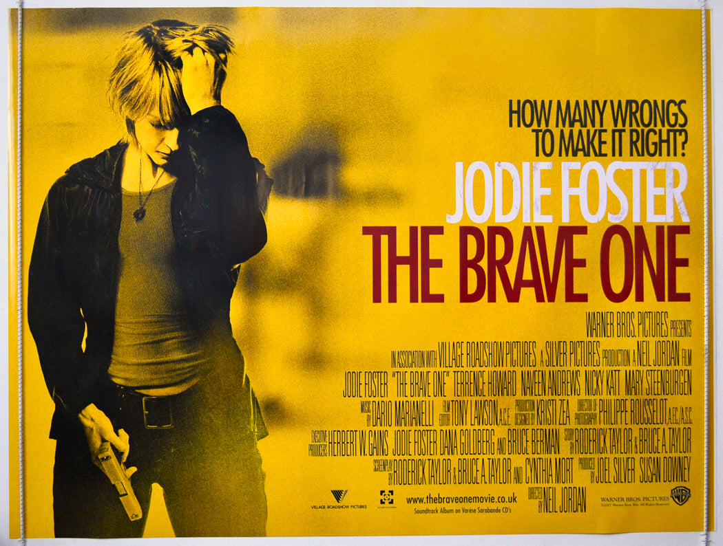 The Brave One Original British Quad Poster - Movie Poster